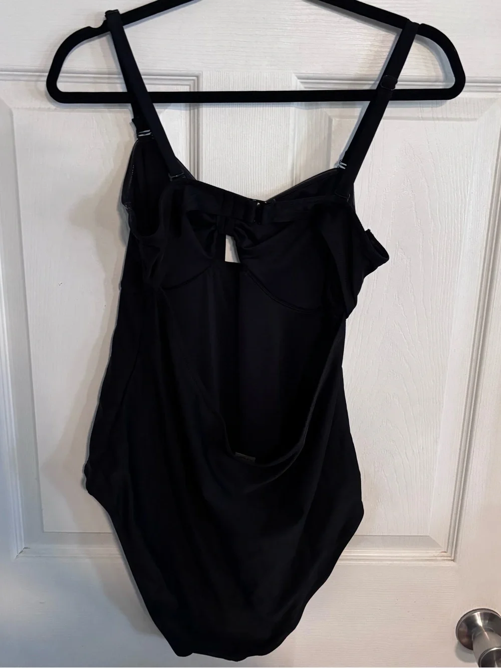Old Navy Black Kids One-Piece Swimsuit with Front Tie